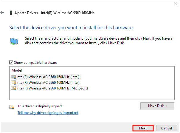 Не видит встроенную сетевую карту windows 10